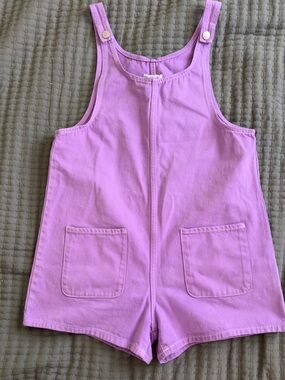 Monki Lilac Short Overalls